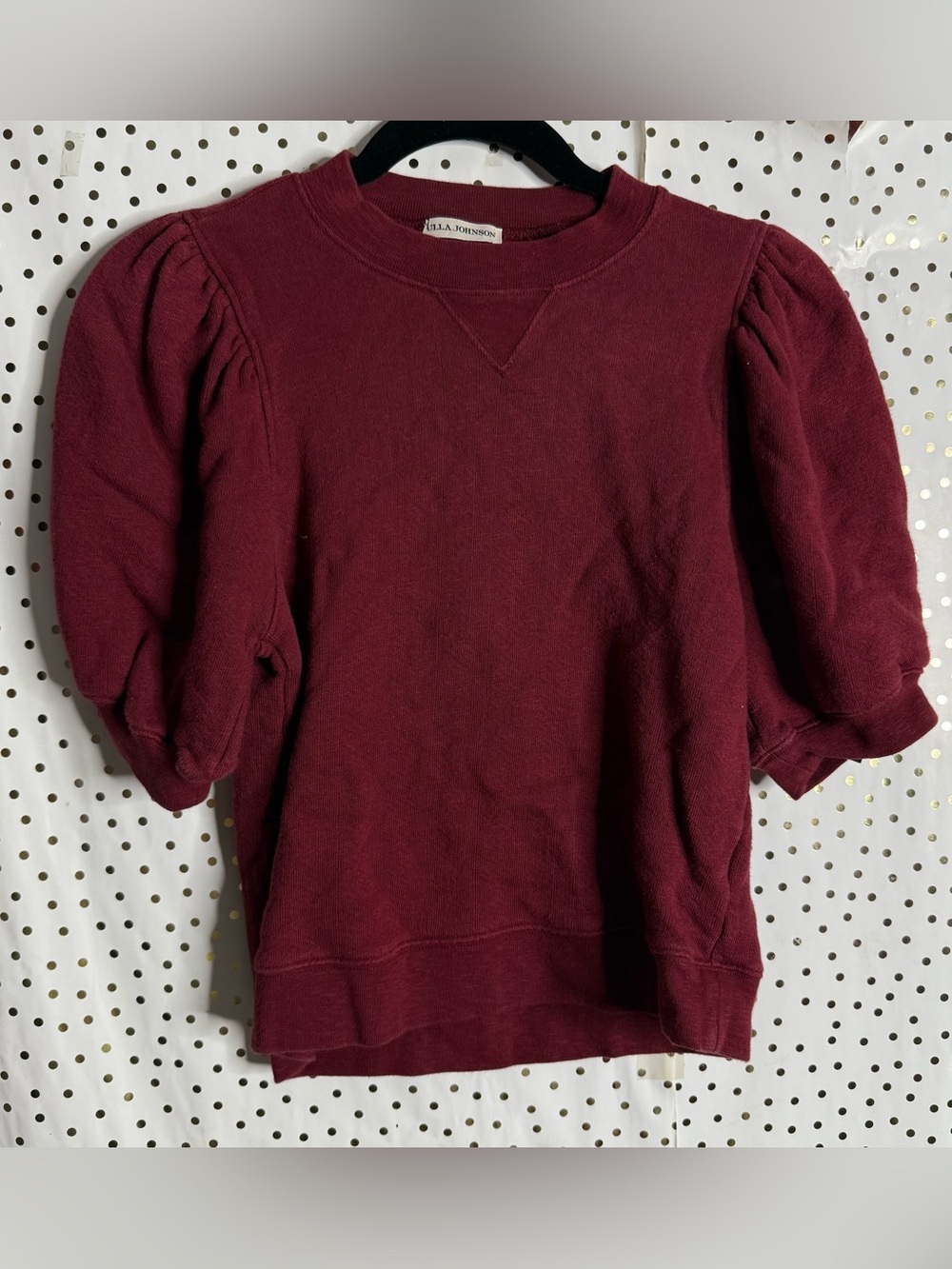 Ulla Johnson Rami pullover puff sleeve - Picture 1 of 8